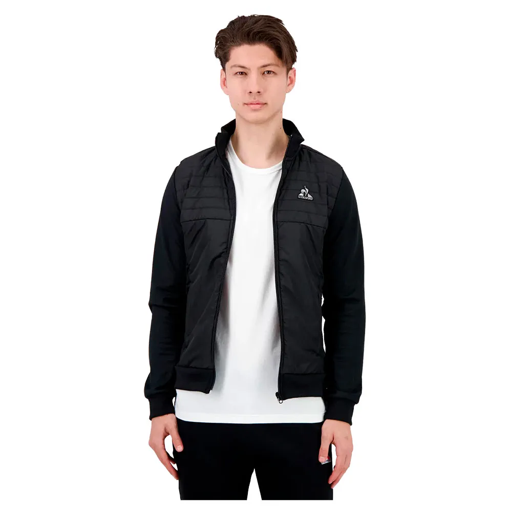 

Толстовка Le Coq Sportif Hybride N°1 full zip, черный