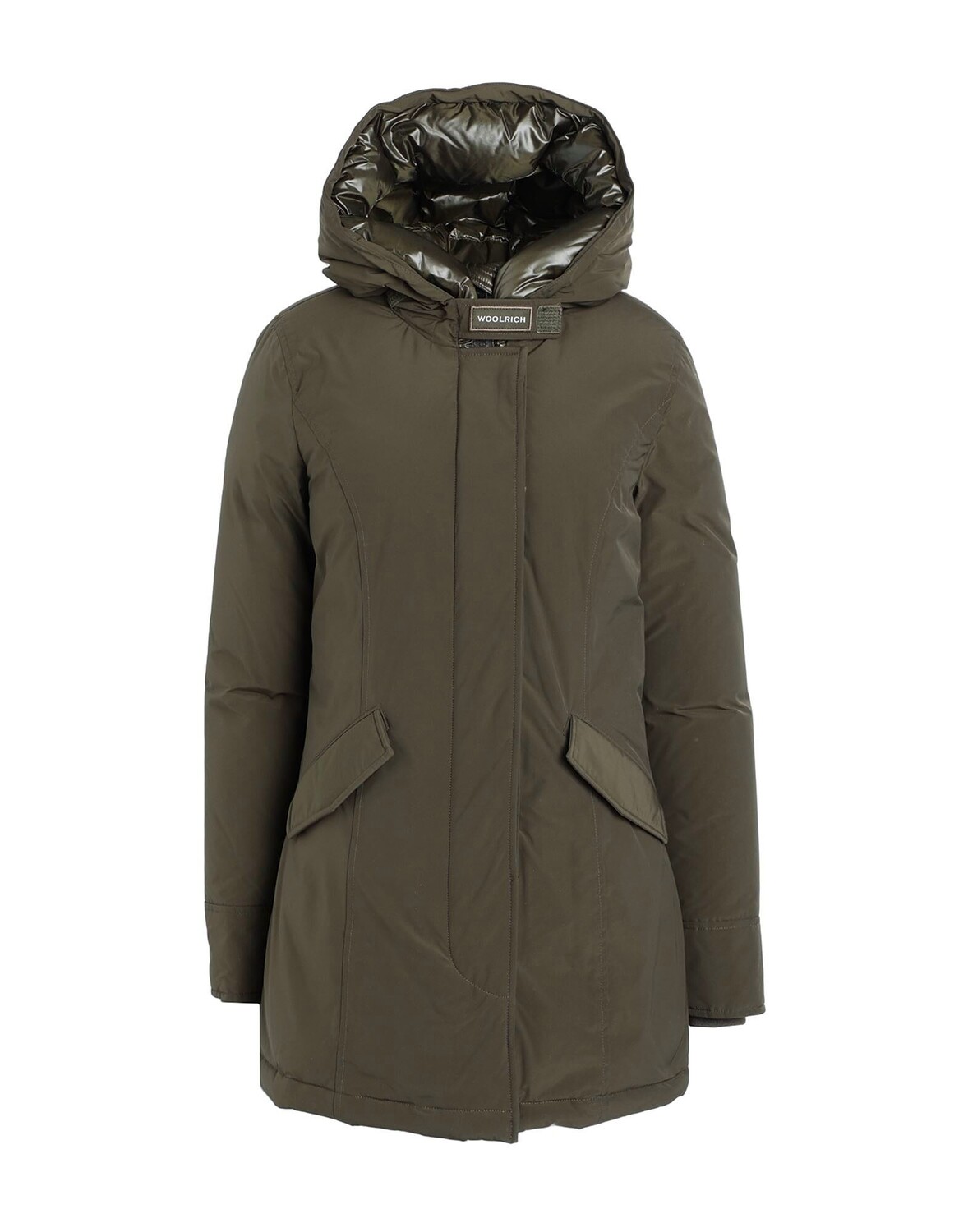 

Пуховик Woolrich, зеленый
