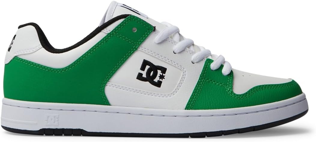 Мужские кроссовки DC Shoes Manteca 4 водонепроницаемые зимние высокие скейтерские, белый/зеленый/желтый — фото 2