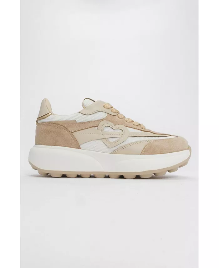Prologue Women's Belmon низкие повседневные кроссовки Prologue Shoes, загар/бежевый