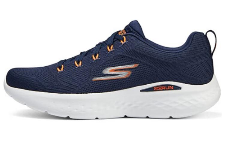 

Кроссовки мужские низкие синие/оранжевые Skechers