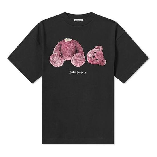 

Футболка men's kill the bear tee purple short sleeve black Palm Angels, черный