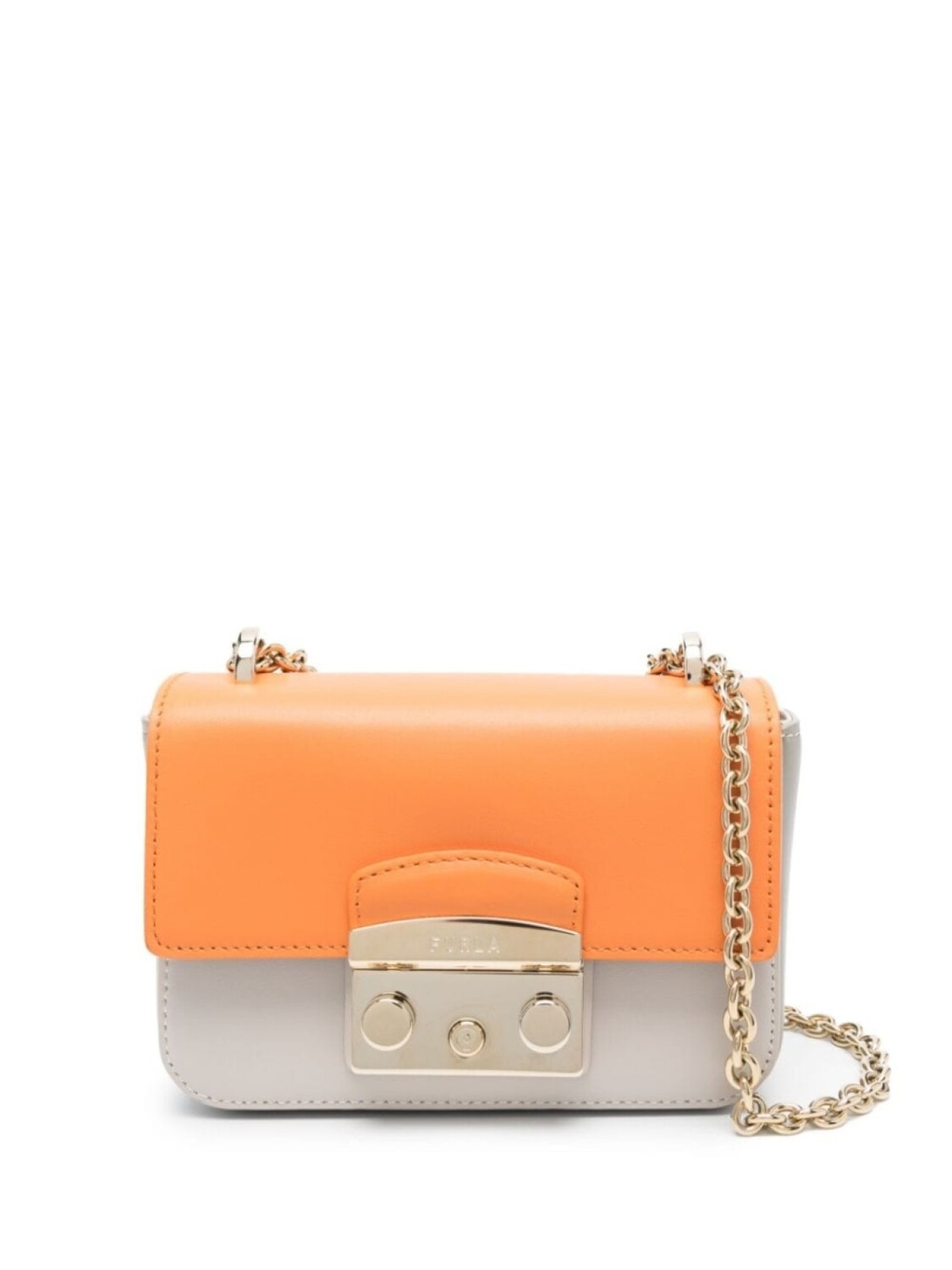 

Furla сумка через плечо в двух тонах, оранжевый