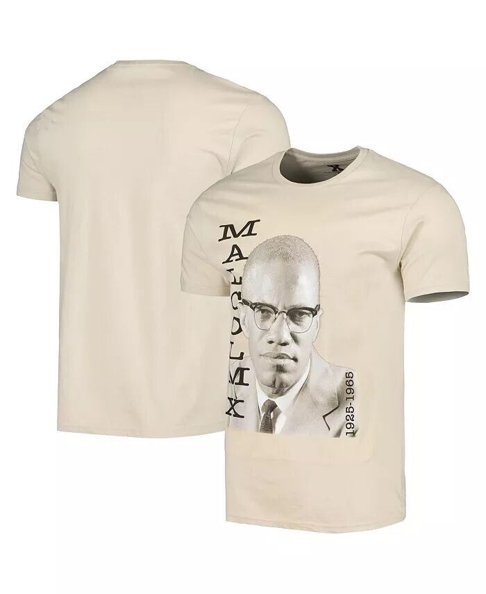

Мужская и женская футболка Natural Malcolm X с рисунком Philcos