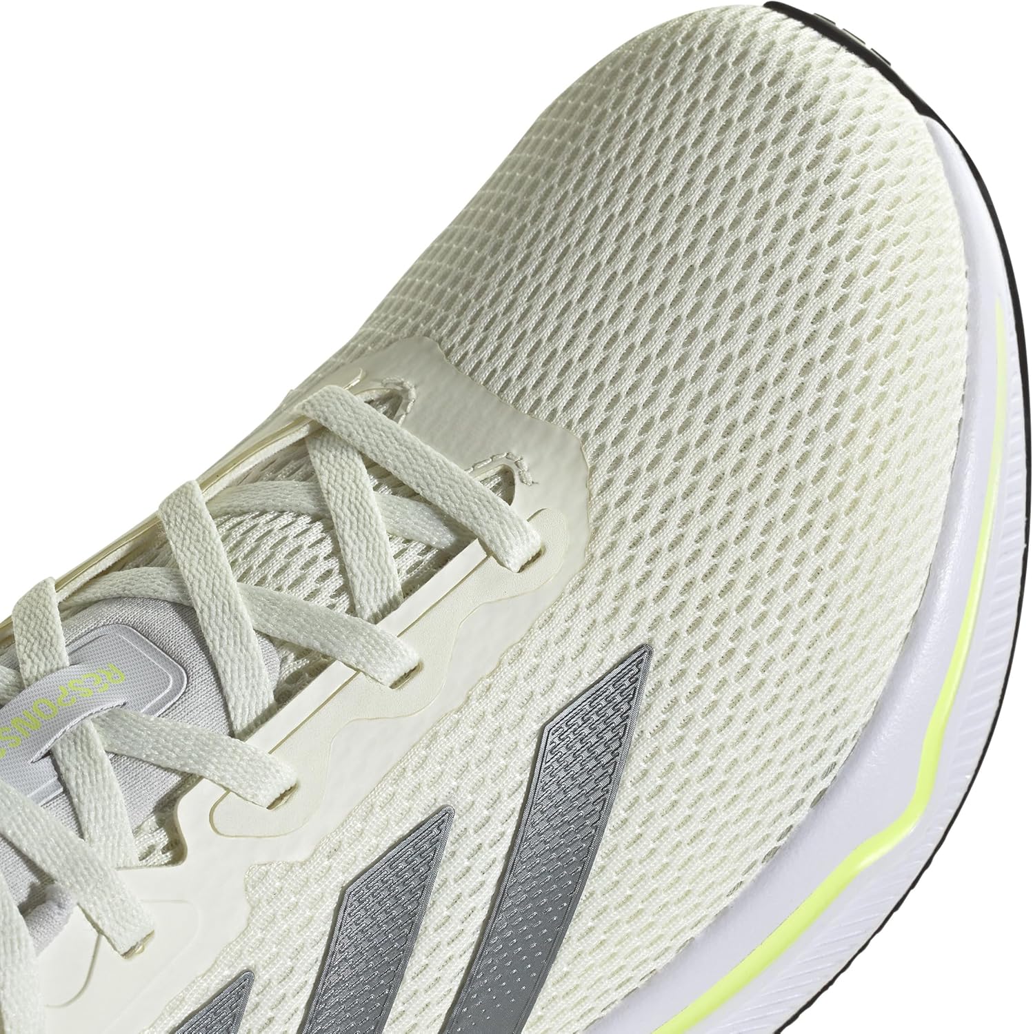 Мужские кроссовки для бега Adidas Response, слоновая кость/желтый/серый — фото 4