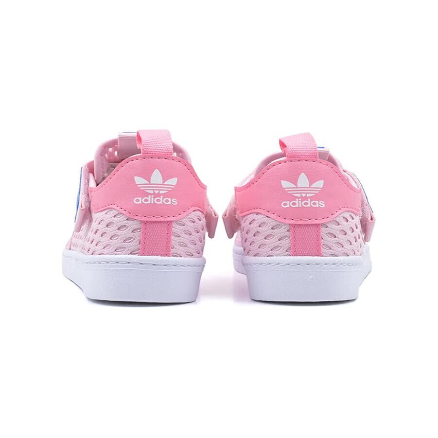 SUPERSTAR 360 Детская обувь для малышей, кроссовки Adidas Originals, розовый/белый — фото 4