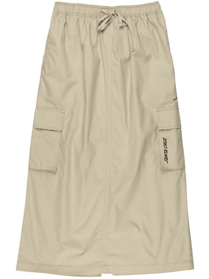 

Юбка миди Strip Cargo Skirt серебристого цвета Santa Cruz