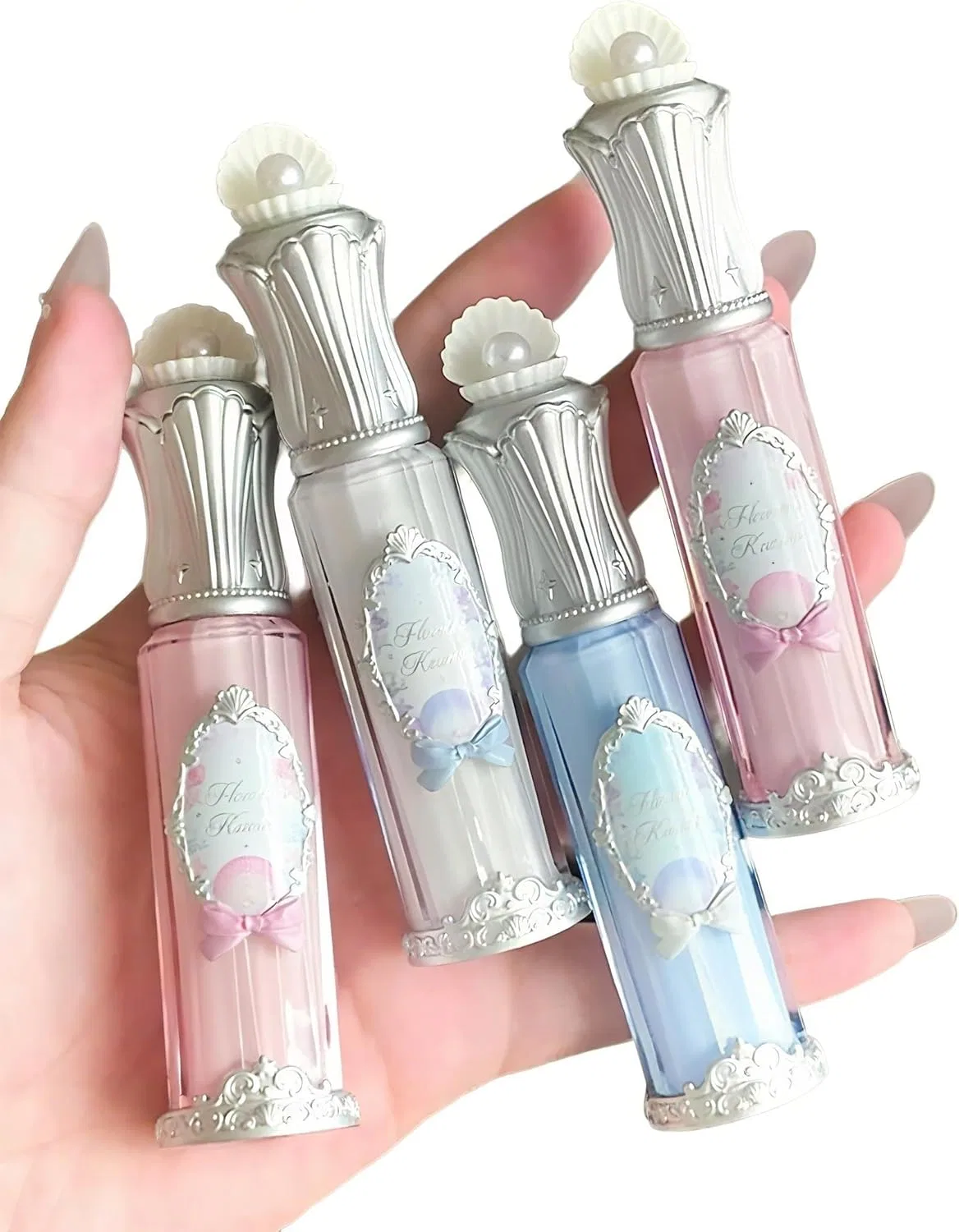 Блеск для губ FlowerKnows U Shell Pearl Lip Essence Gloss, увлажняющий, розовый, 1 шт