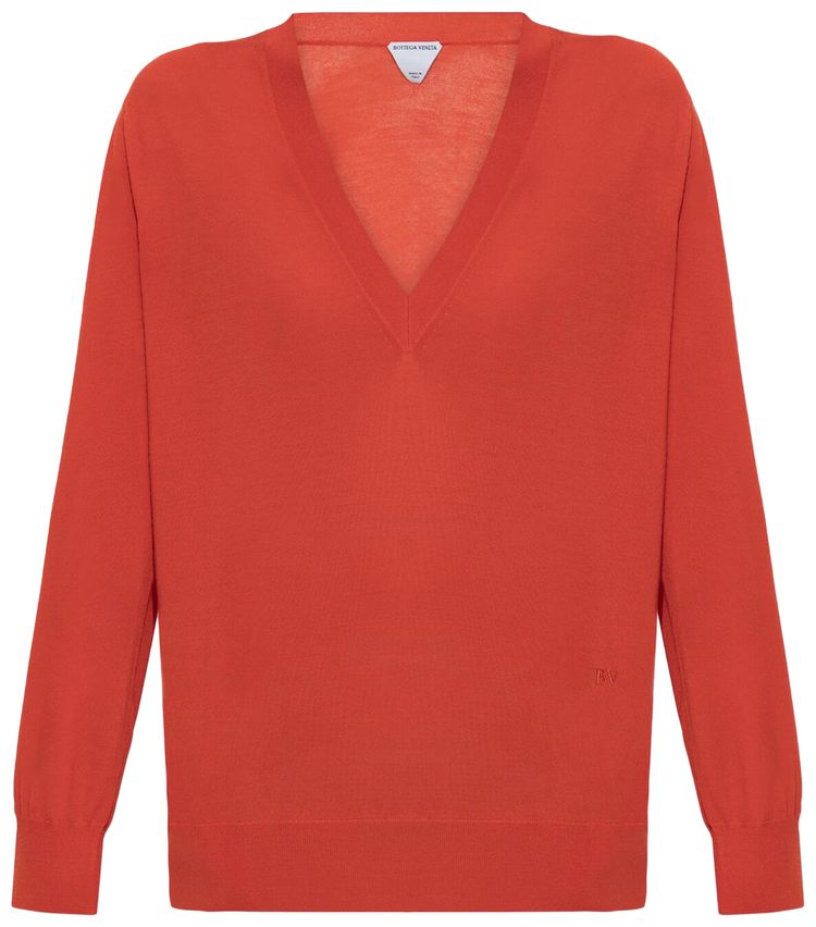 

Свитер Bottega Veneta Cashmere Sweater 'Poppy', оранжевый