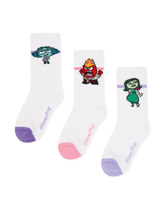

Носки ACCCS-SS25-337PIO(3-PACK) Inside Out 2, белый