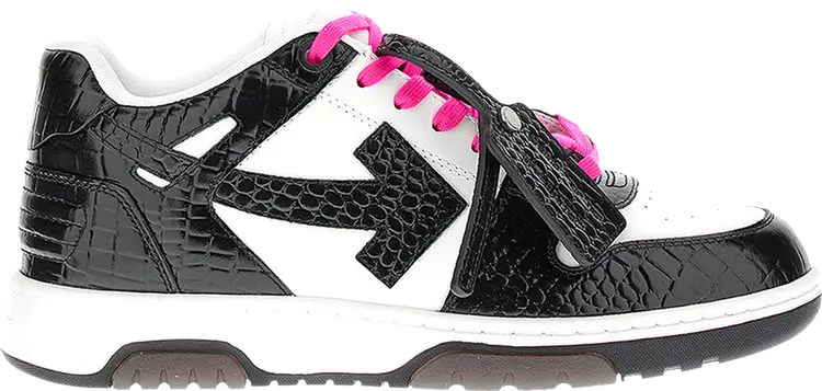 

Кроссовки Off-White Out of Office 'Croc - Black White' 2023, белый, Белый;серый, Кроссовки Off-White Out of Office 'Croc - Black White' 2023, белый