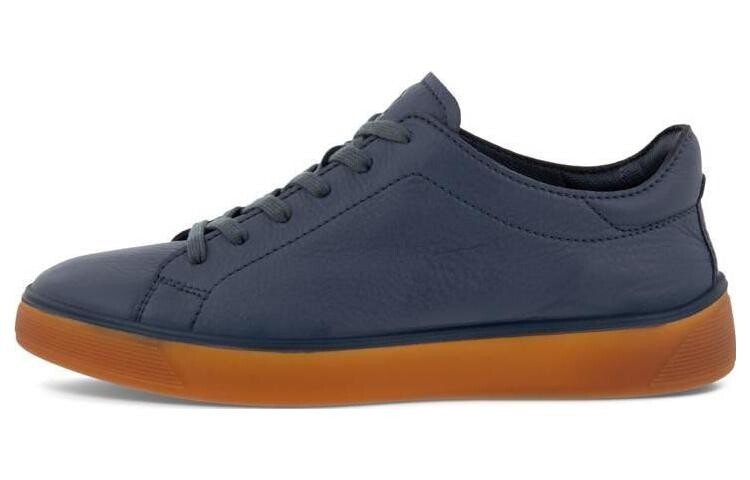 

Кроссовки ecco Skateboarding Shoes Men Low-top Blue, синий