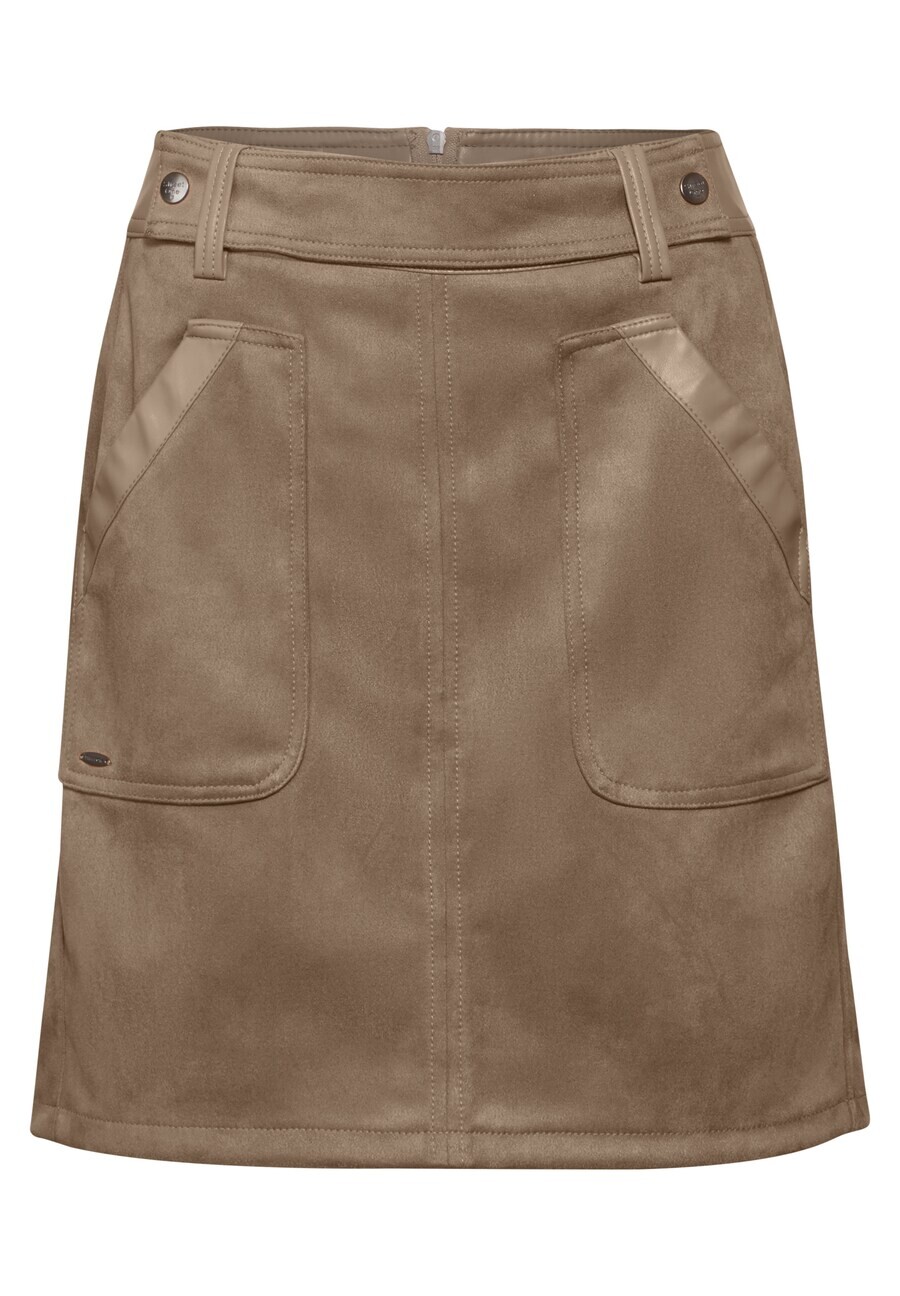 

Юбка миди STREET ONE Skirt, бежевый
