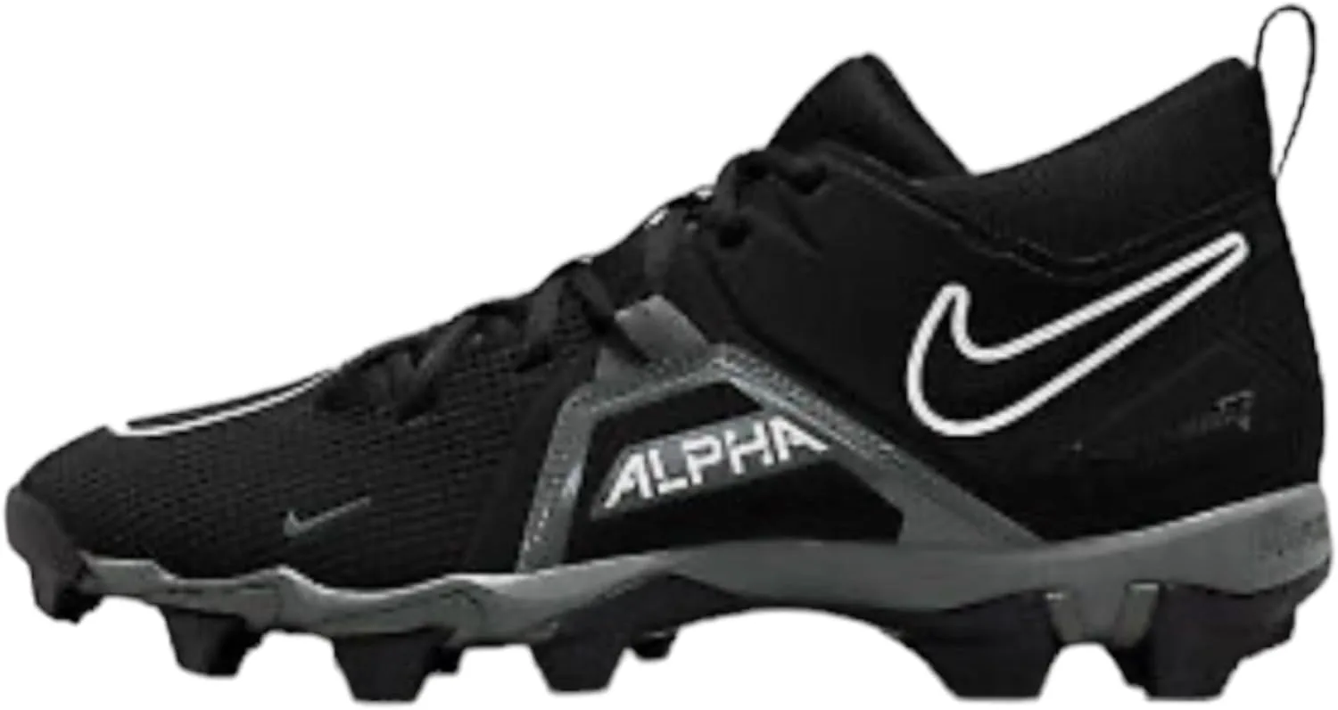 Бутсы для футбола мужские Nike Alpha Menace 3 Shark, черный/серый/белый — фото 3
