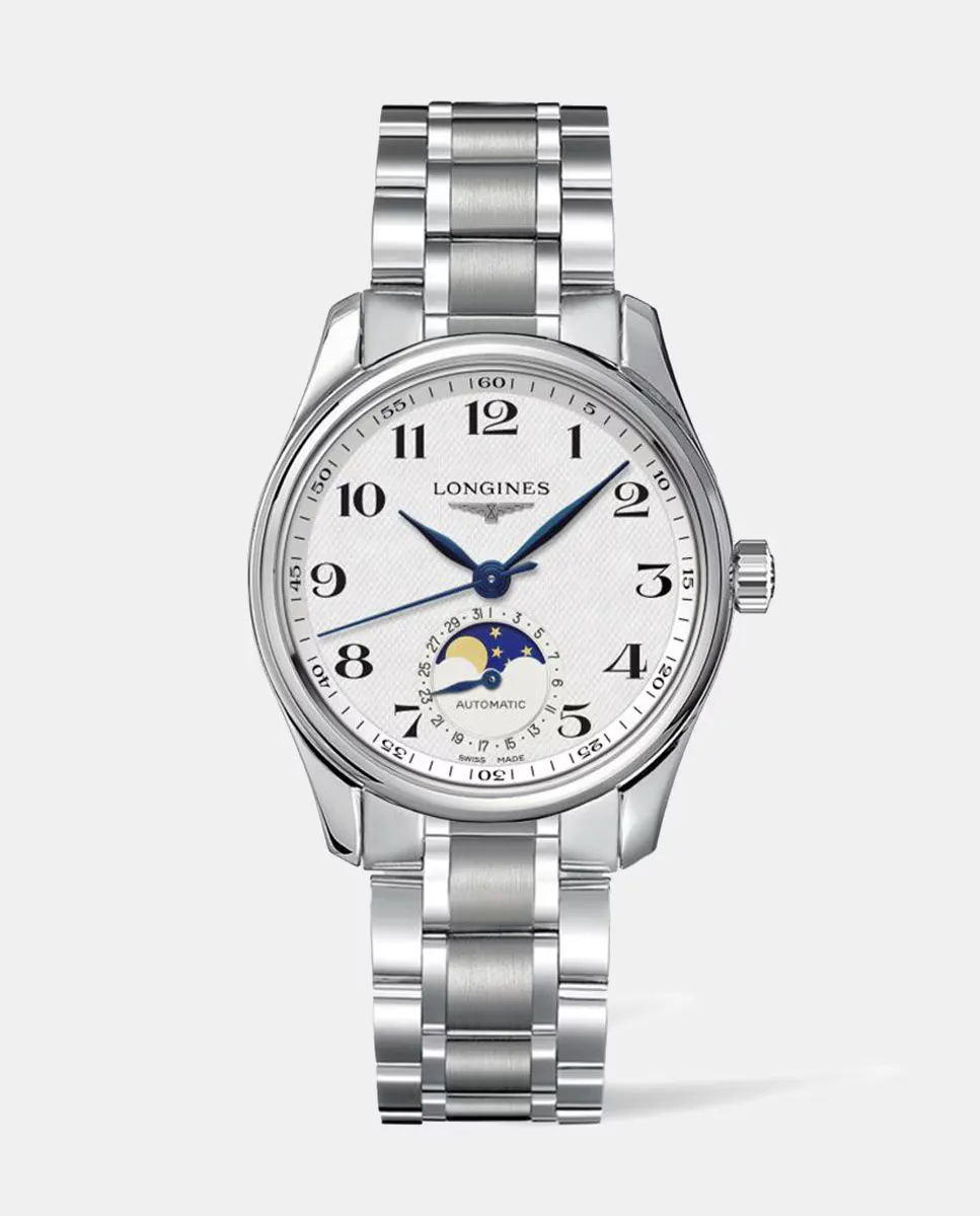 

Автоматические женские часы Longines Master Collection L24094786 из стали, серебряный