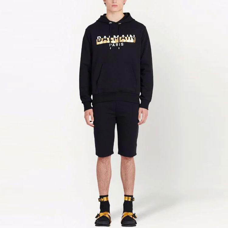 Толстовка BALMAIN, черный — фото 4