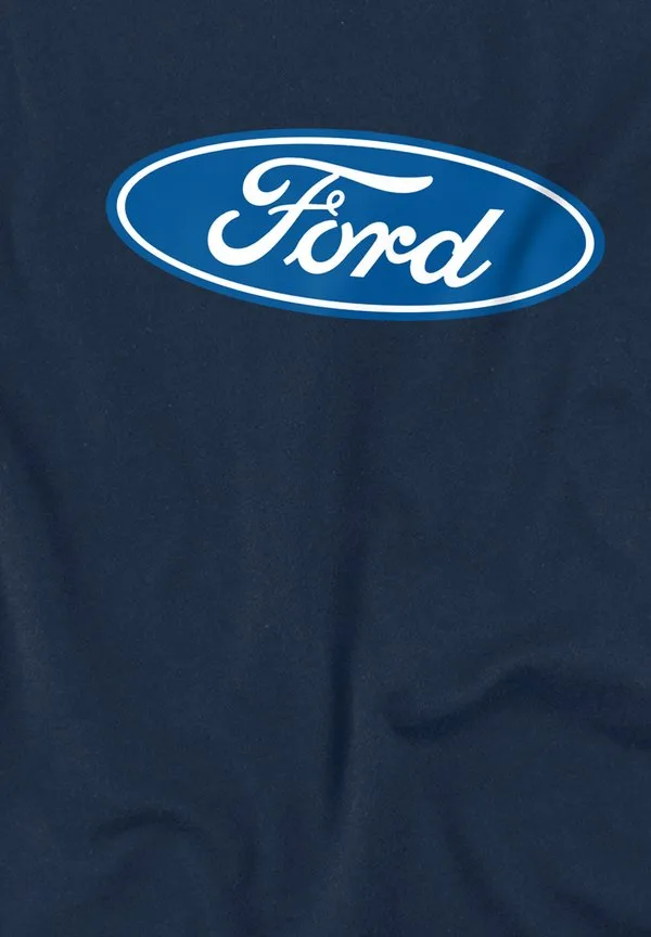Футболка с объемным логотипом Ford, Dark Blue — фото 3