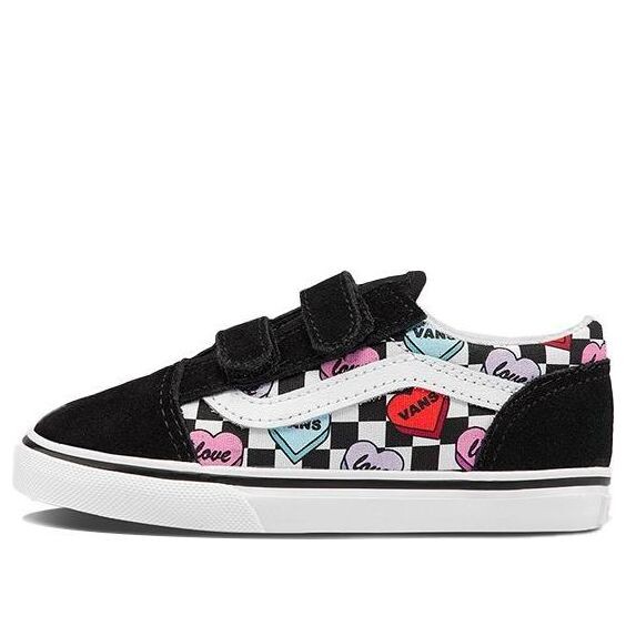 

Кроссовки old skool sneakers black/white/red td Vans, черный