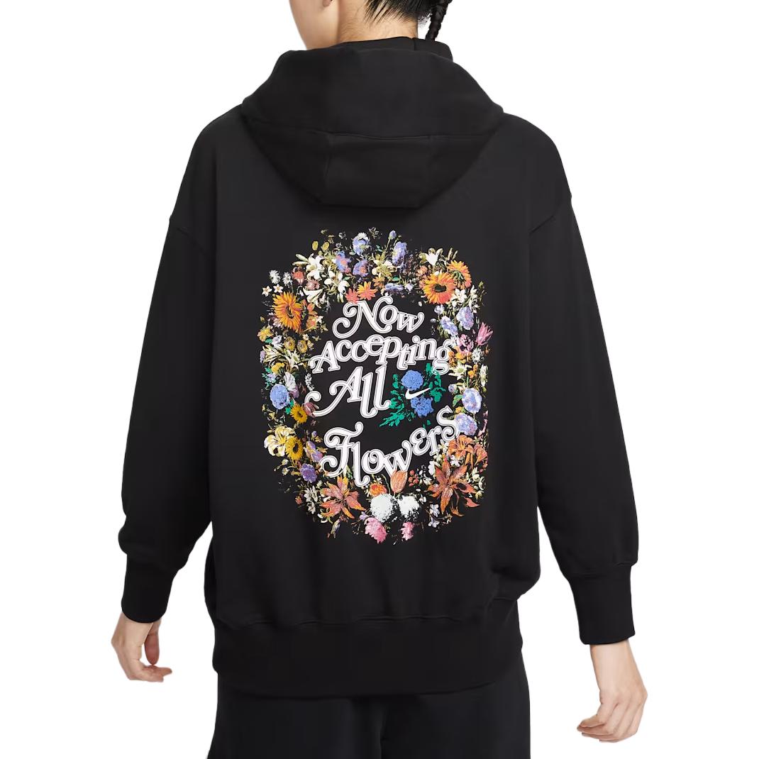 Женская флисовая толстовка FW25 Phoenix Nike, черный/белый — фото 4
