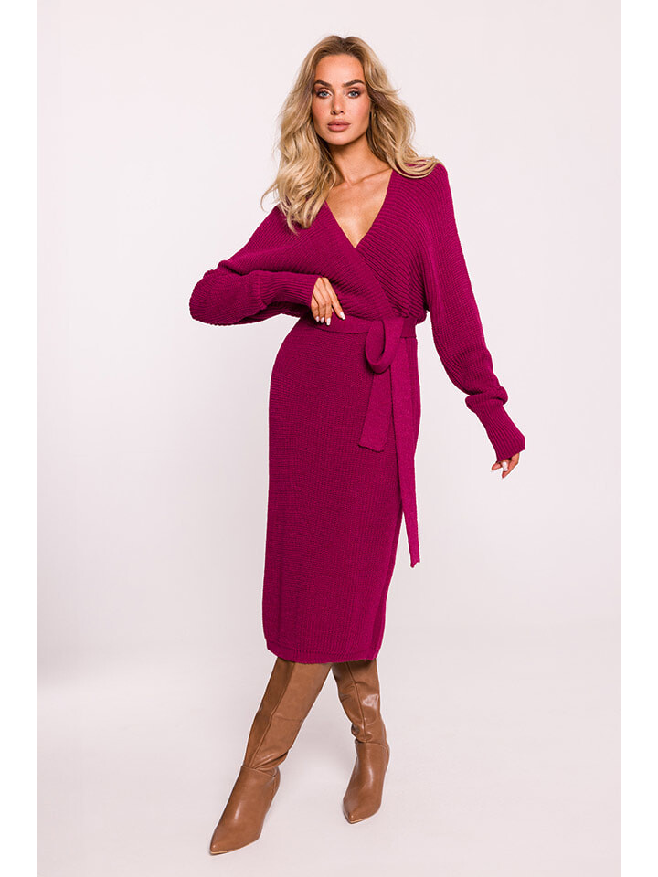 

Короткое платье made of emotion Strickkleid, розовый