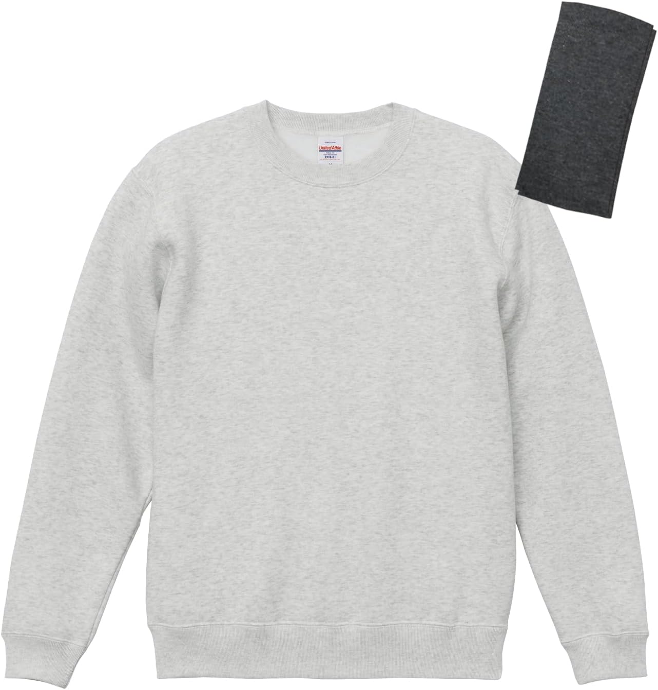 

Толстовка с круглым вырезом 592801 United Athle, пепельный