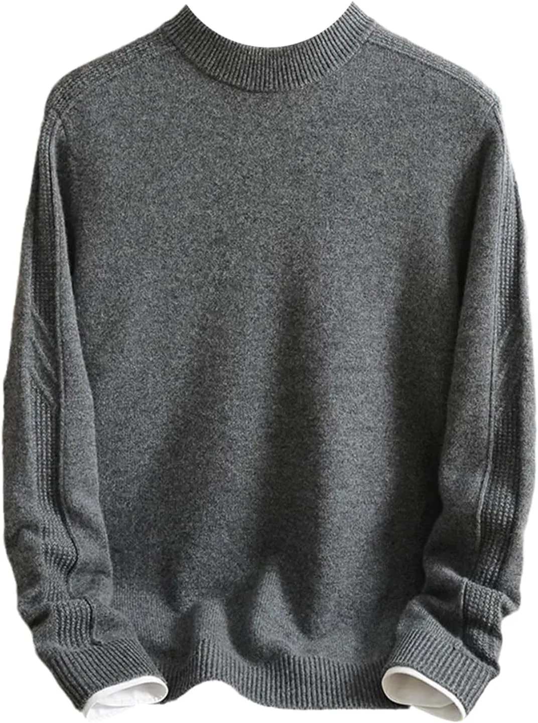 

Мужской свитер Kelsiop из кашемира с полуводолазкой, утепленный, жаккард, для бизнес-кэжуал