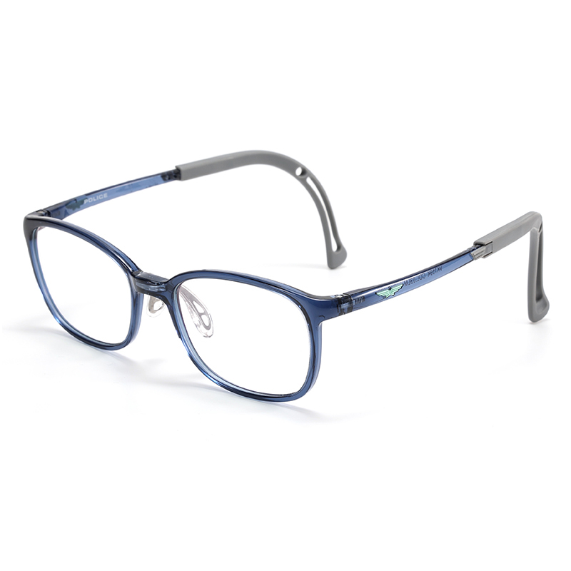 

Police Квадратные очки детские серые, VK159K-03LM/Transparent Dark Blue