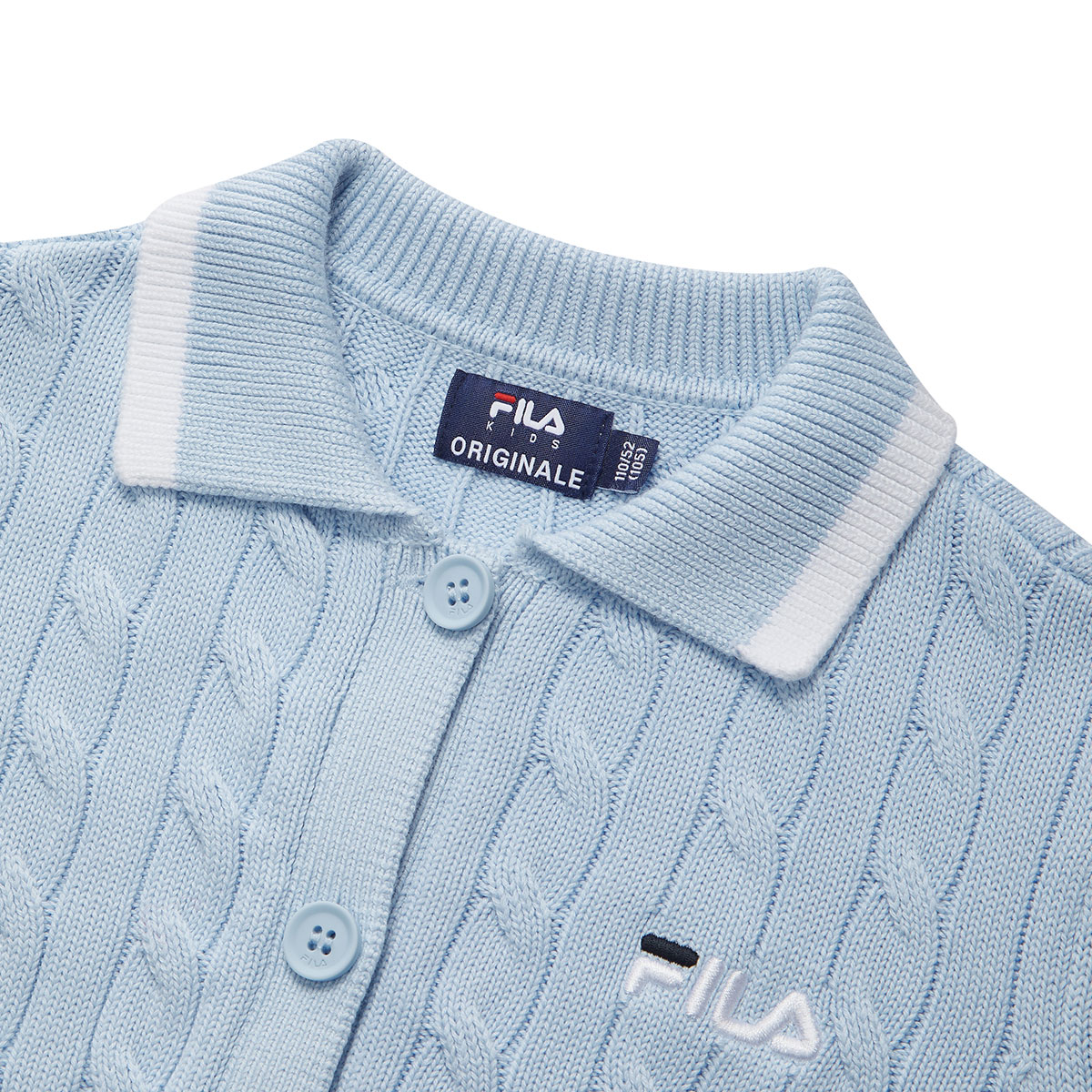 FILA KIDS Свитер Sky Clear Blue для детей 3-7 лет — фото 3