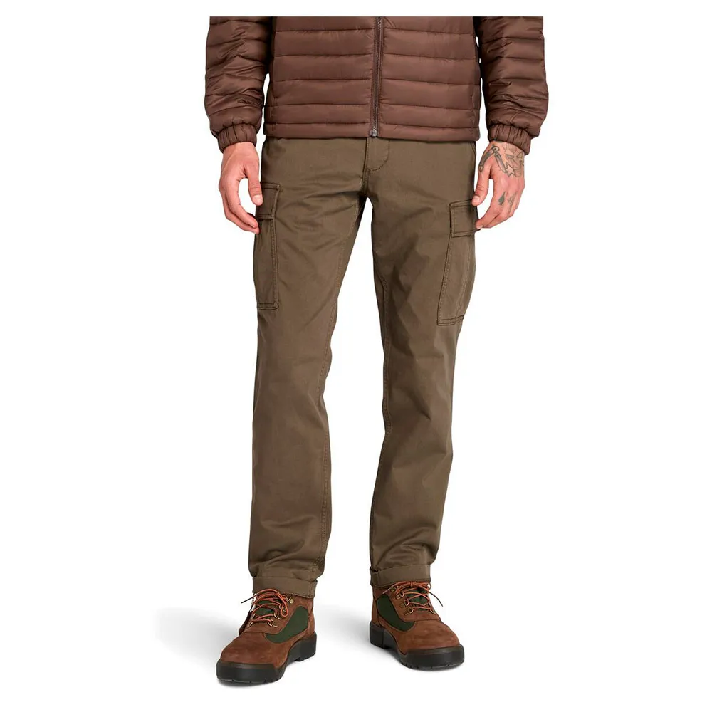 

Брюки карго Timberland Brookline Twill, зеленый