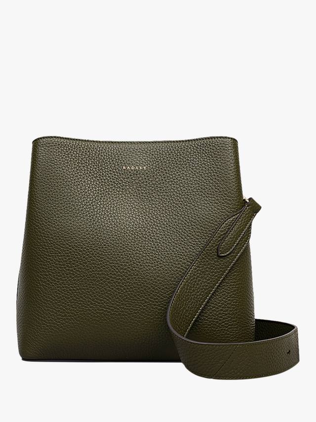 

Кожаная сумка кросс-боди Dukes Place с отделениями среднего размера Radley, Green