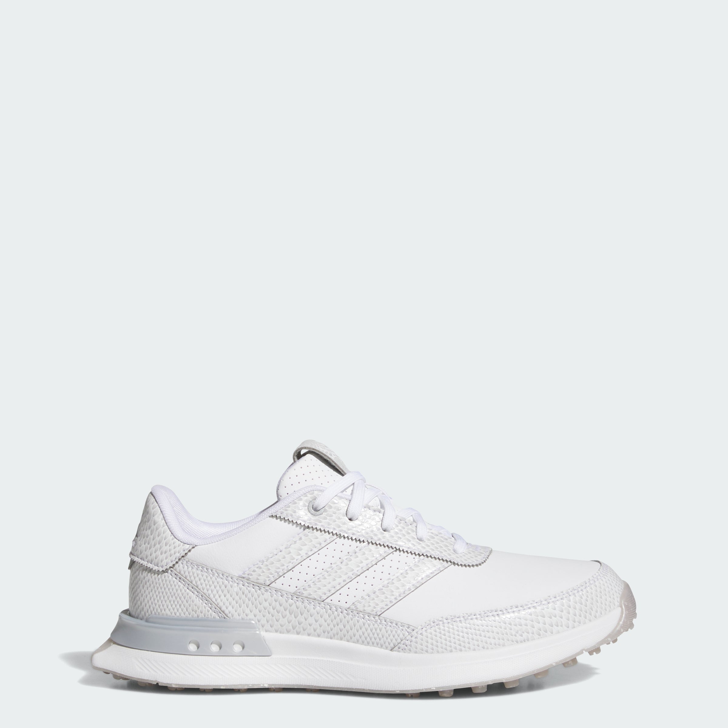 Женские кожаные кроссовки для гольфа Adidas S2G 25 без шипов, белый/серебряный