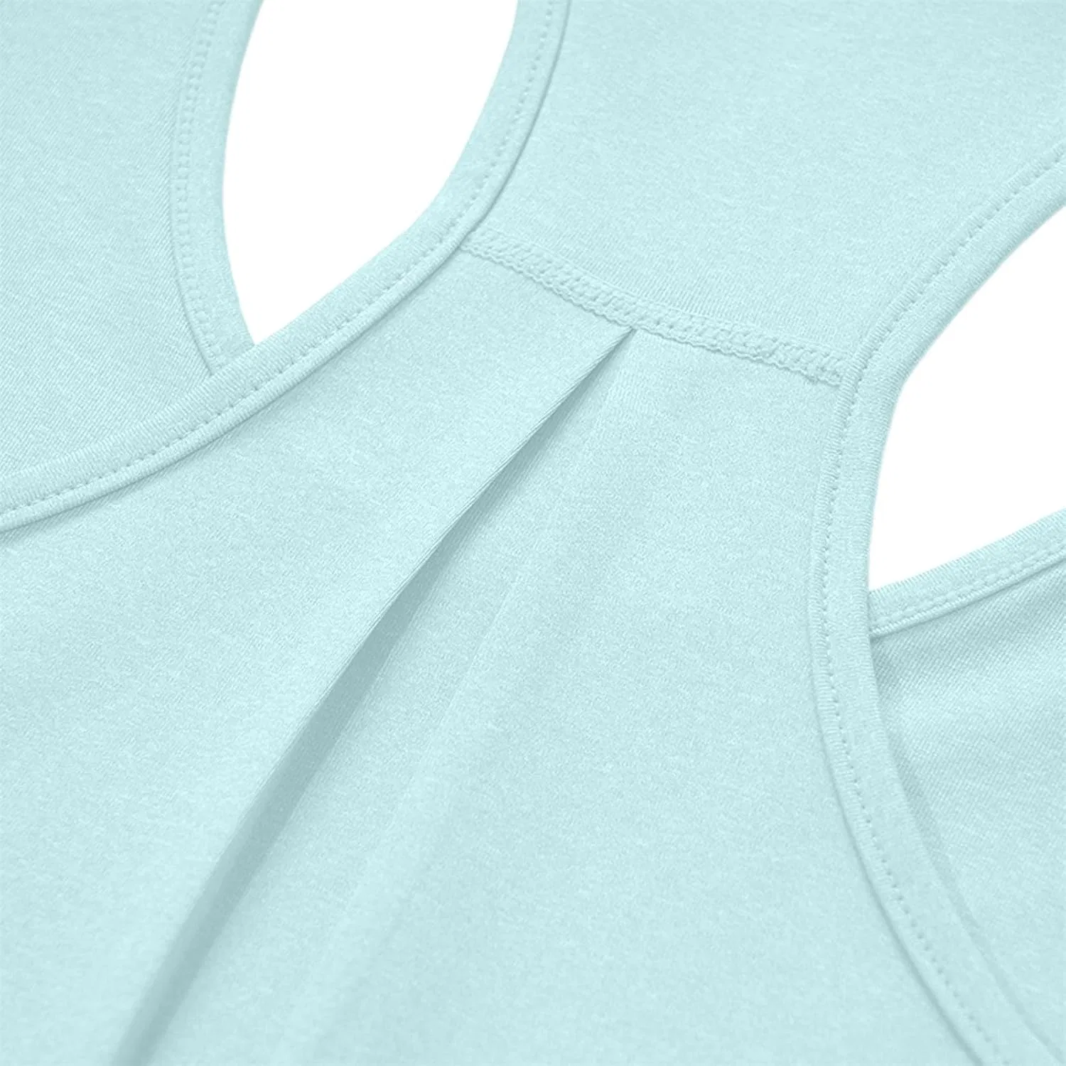 Женский топ для тренировок Racerback, Generic, Light Green — фото 3