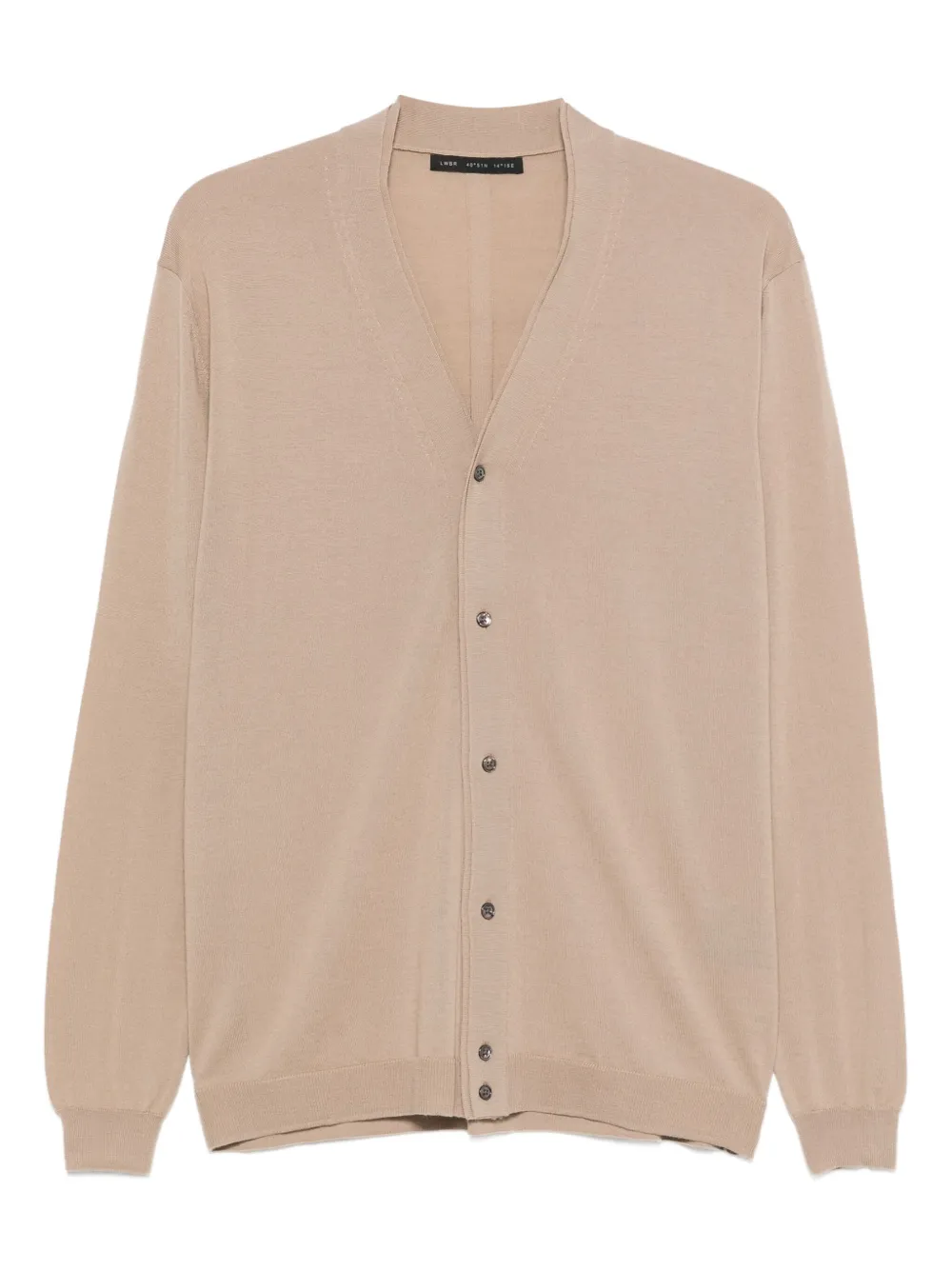 

Кардиган на пуговицах с V-образным вырезом Low Brand, нейтральный