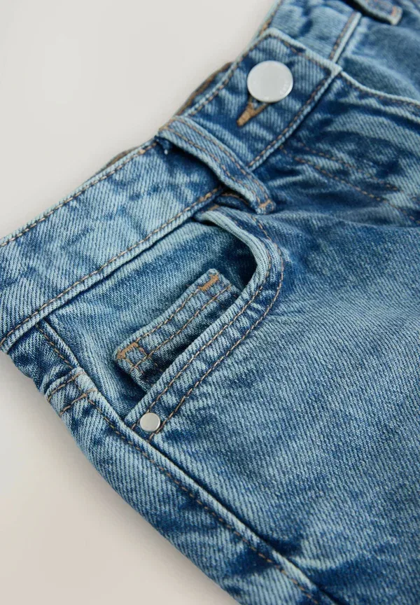 Джинсы Regular fit Next, модель Tapered Fit, цвет средне-синий деним — фото 2