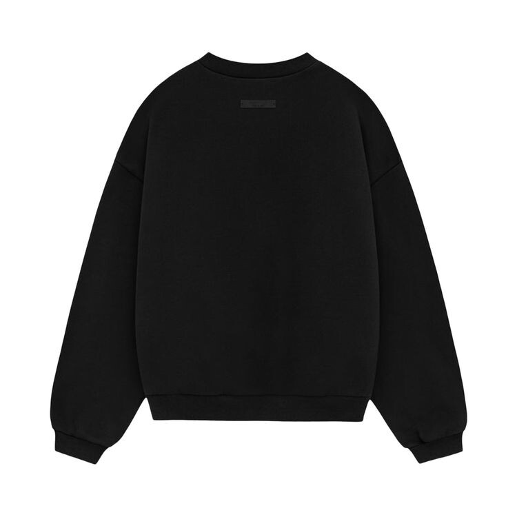 Толстовка Fear of God Essentials Kids Fleece Crewneck Black, черный — фото 2