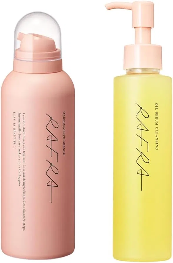 Набор Rafra — Marshmallow Orange + Масло для снятия макияжа Oil Serum Cleansing, , набор 150 г + 150 мл