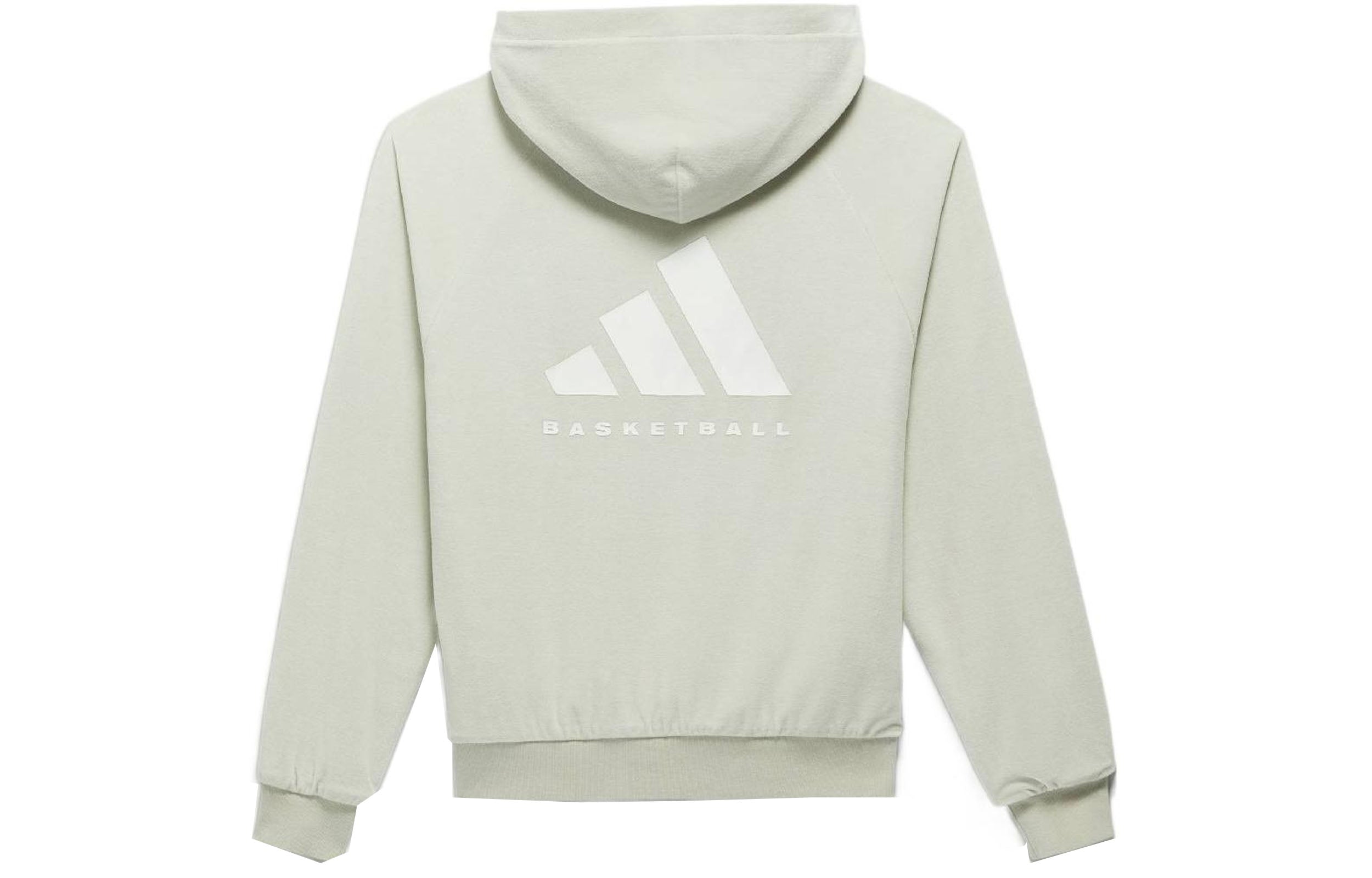 Худи adidas Originals One Basketball Velour Hoodie IA3455, зеленый — фото 2