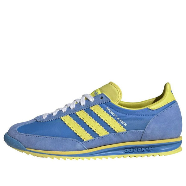 Кроссовки x sporty & rich sl 72 og 'real blue light yellow' Adidas, синий