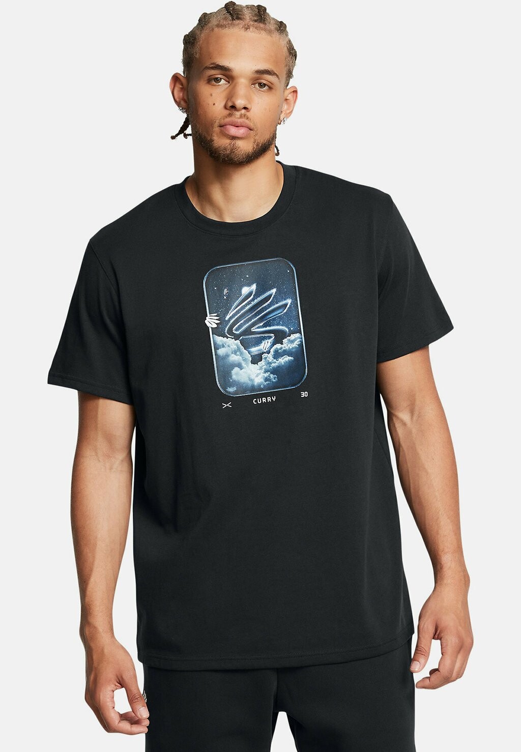 

Принт на футболке SHORT-SLEEVE Under Armour, черный