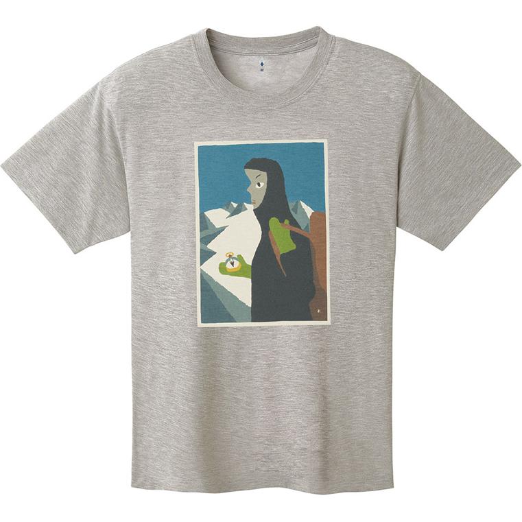 

Футболка унисекс серая MONTBELL