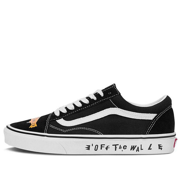 

Кроссовки old skool classic casual skateboarding shoes series 275c black Vans, черный