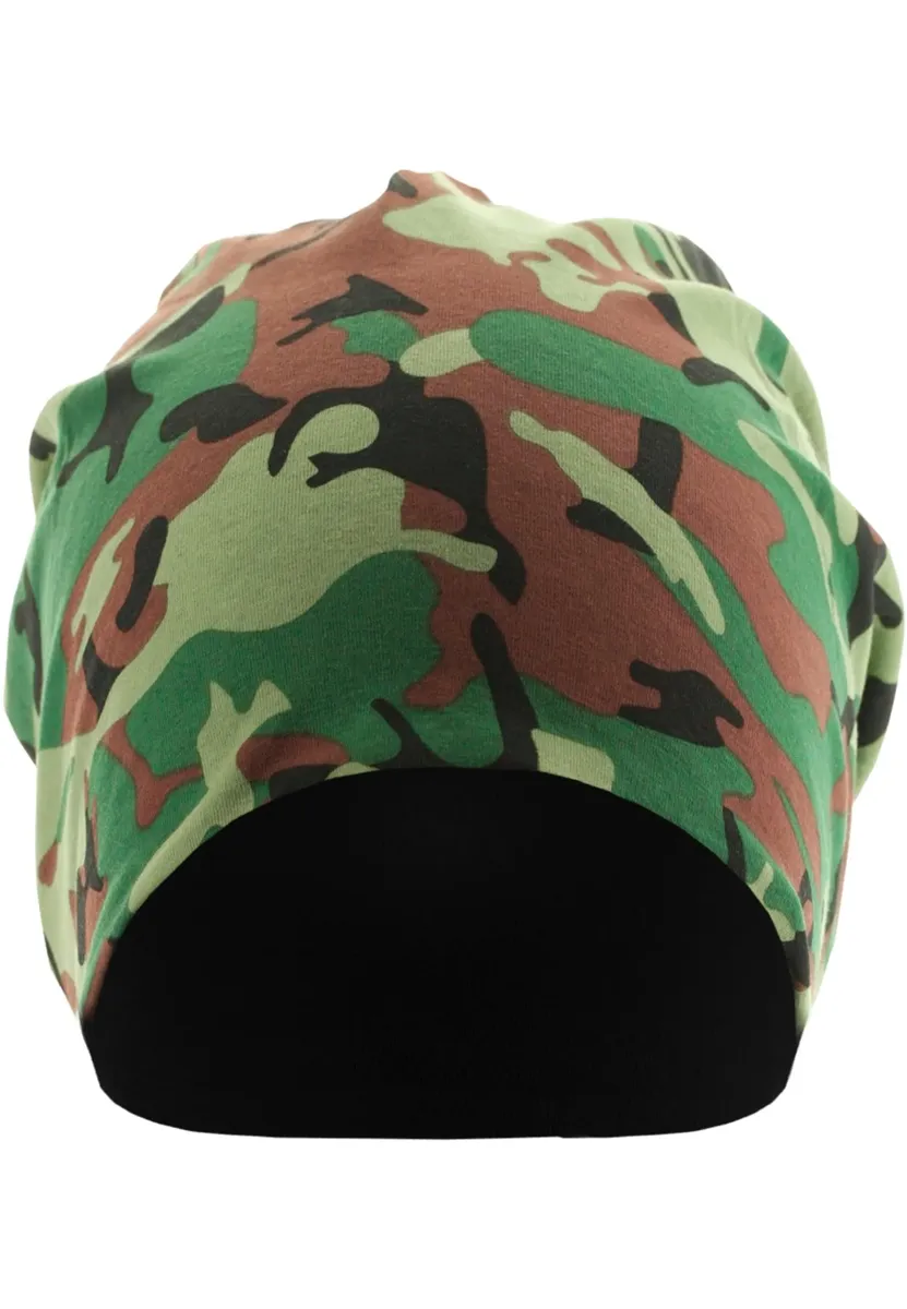 

Шапка MSTRDS "MSTRDS Accessories Printed Jersey Beanie" (1 шт.), зеленый