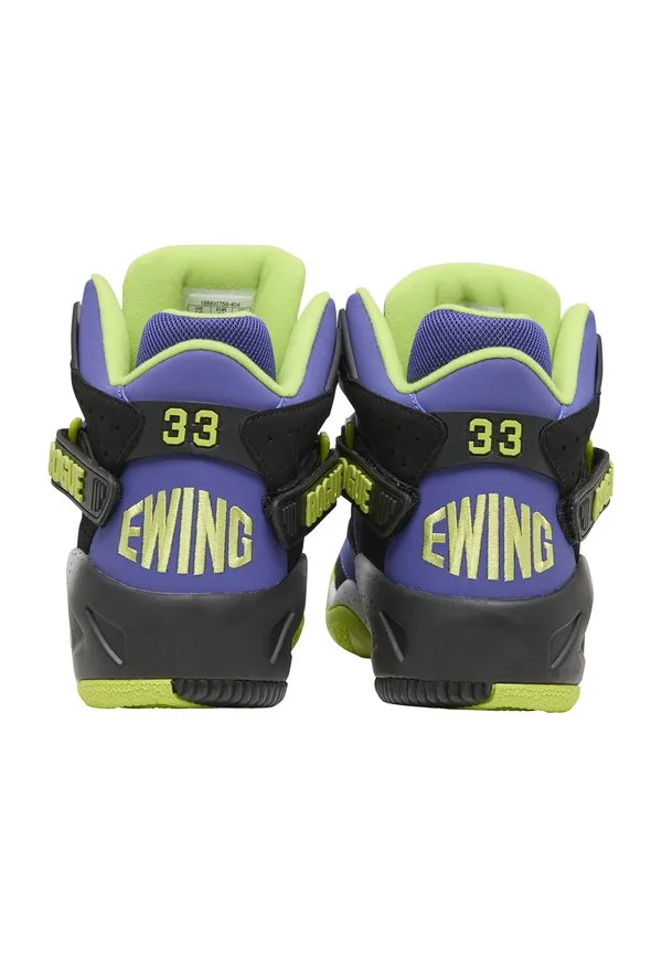 Высокие кроссовки rogue Patrick Ewing, Royal Black Lime — фото 4