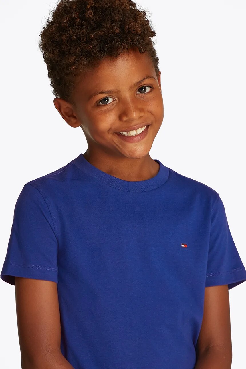 

Футболка детская хлопковая Tommy Hilfiger, фиолетовый