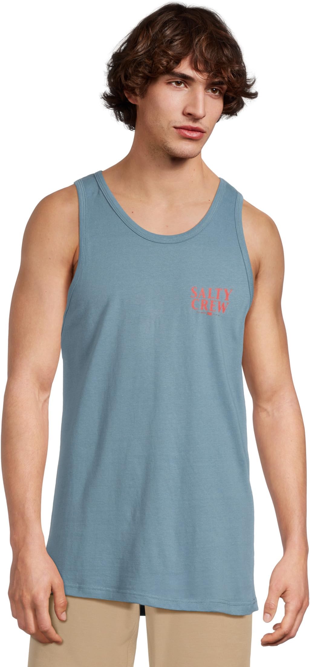 

Топ Salty Crew Yellowfin Tank, цвет Slate