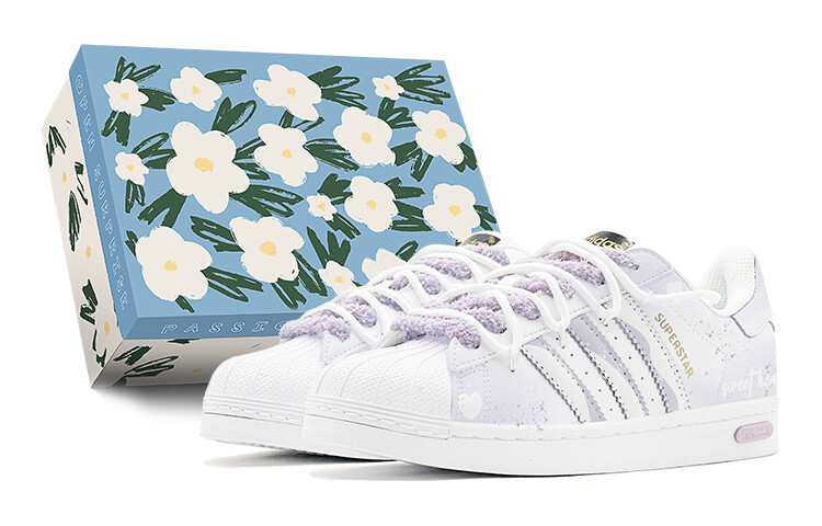 

Кроссовки для скейтбординга Superstar Series, унисекс, низкие, белый Adidas Originals