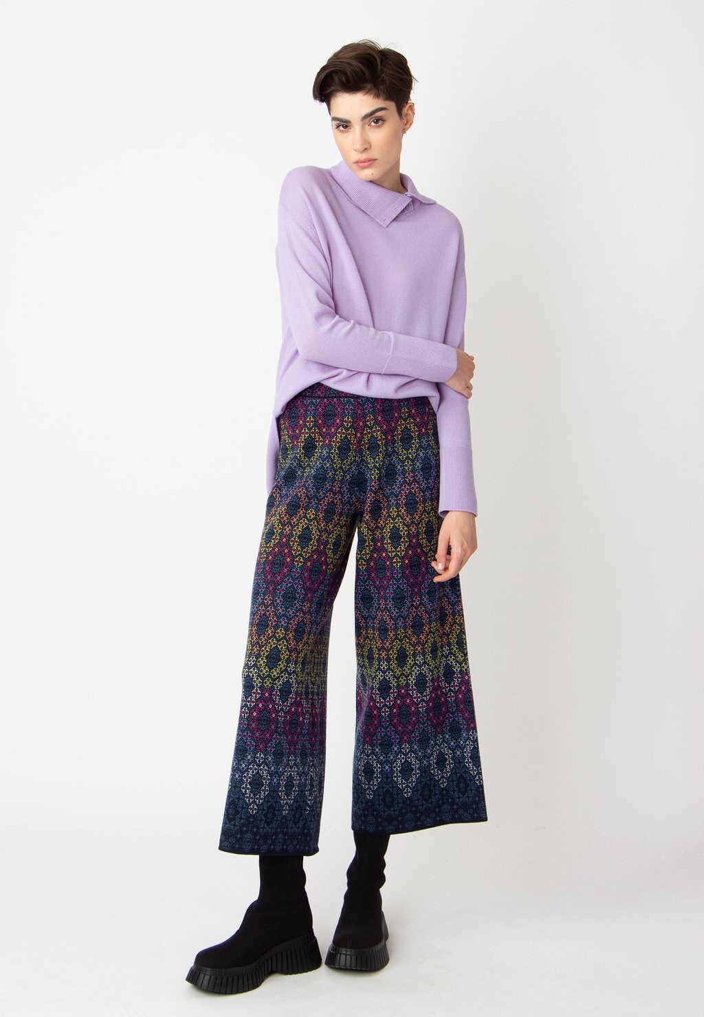 

Брюки JACQUARD ORNAMENT PATTERN Ivko, мультиколор