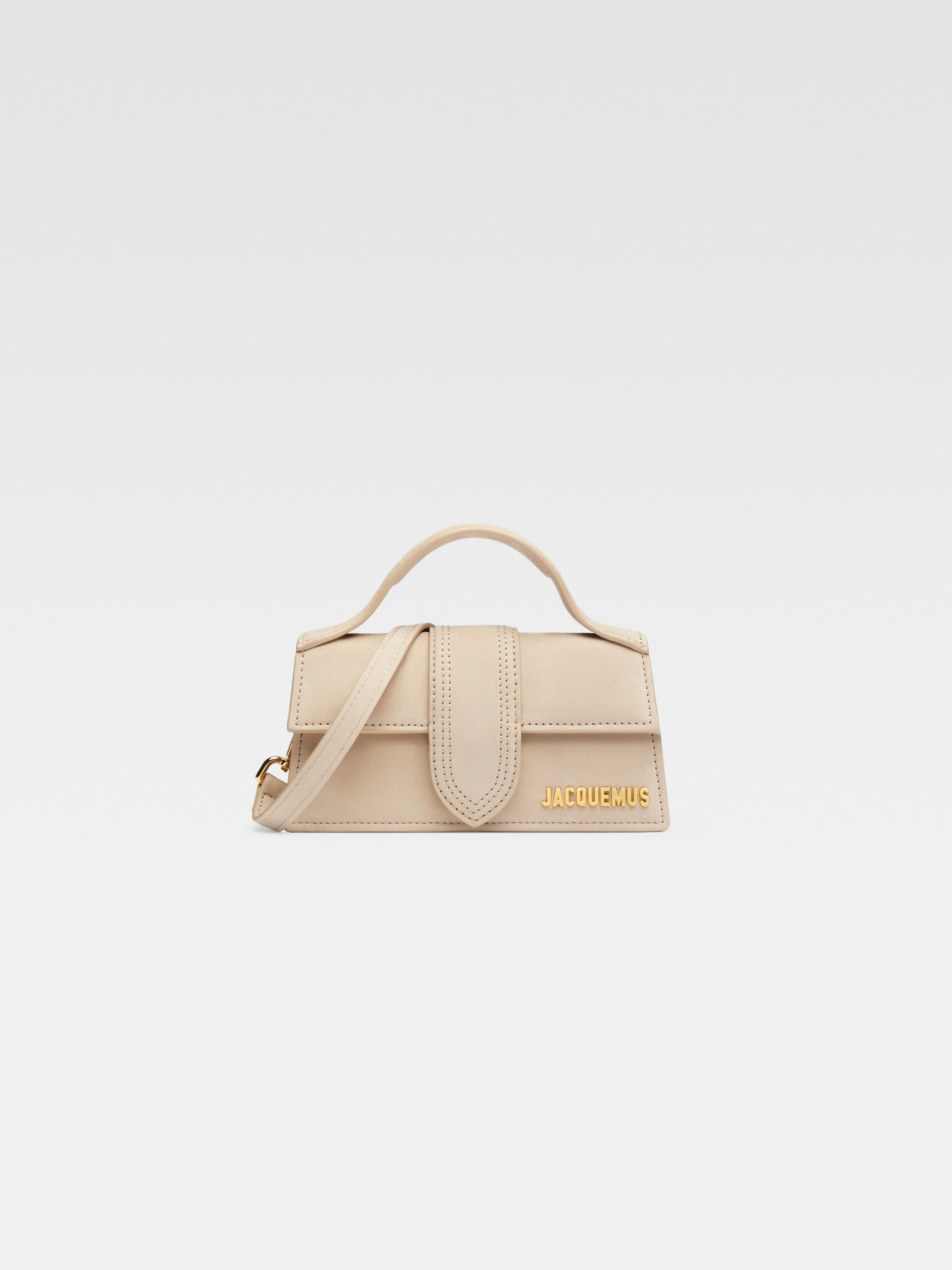 

Мини-сумка с клапаном JACQUEMUS The Bambino, темно-бежевый