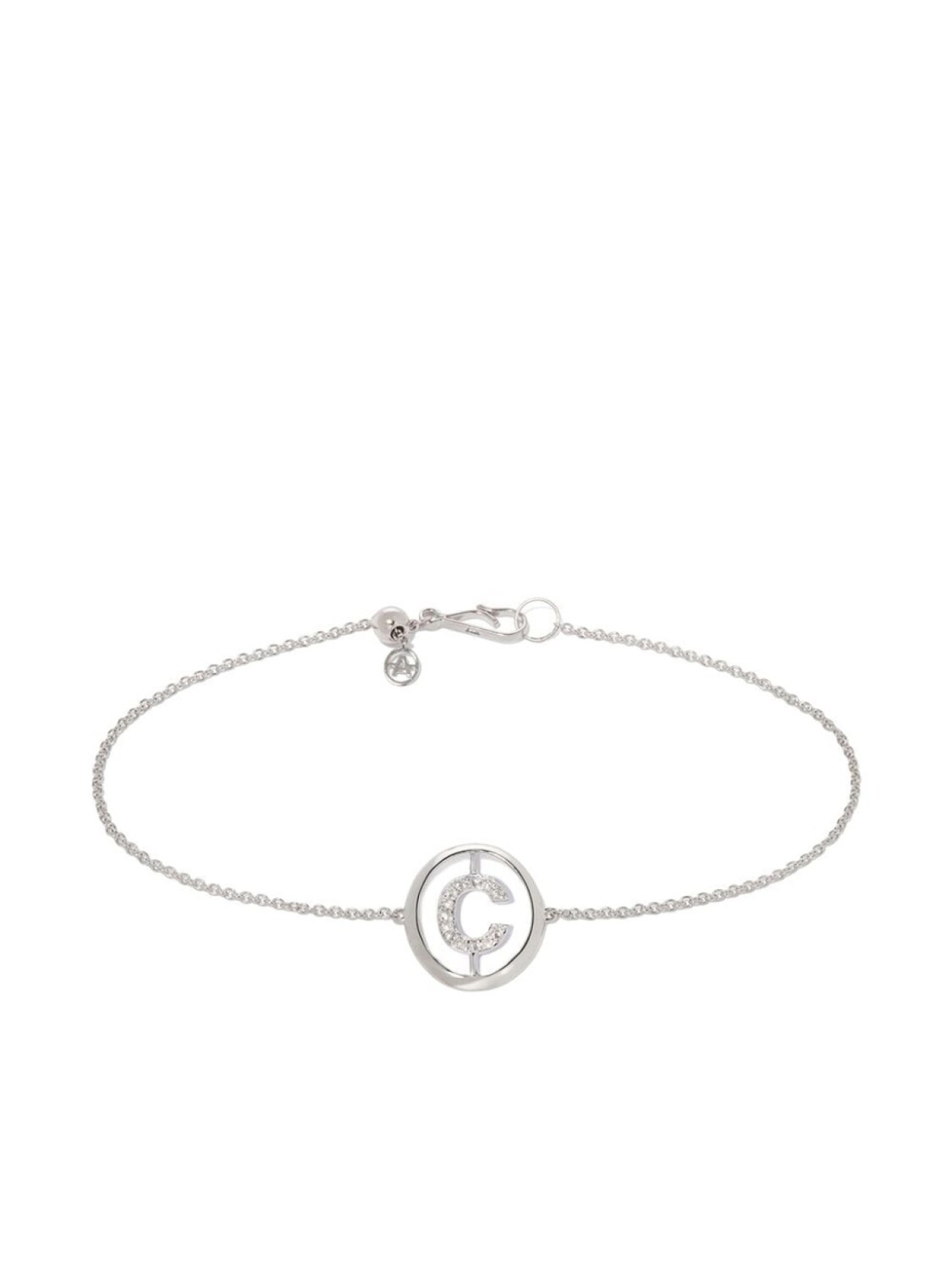 

Браслет с инициалом C Annoushka, серебряный