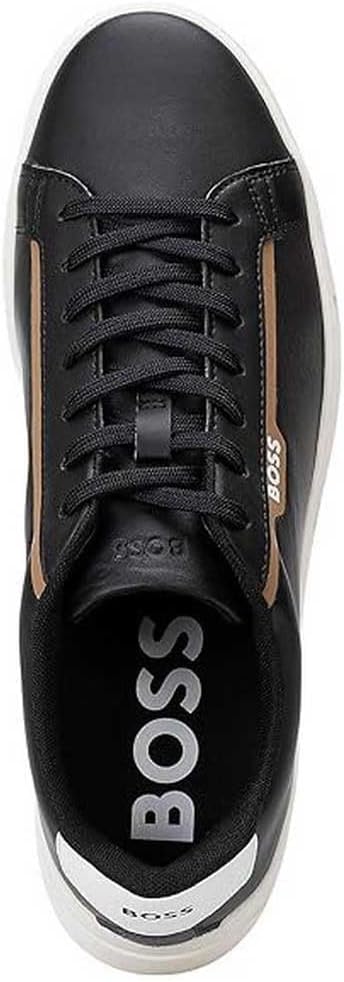 Кроссовки BOSS Men's Rhys_Tenn_nupu Tennis, Black 001 — фото 3